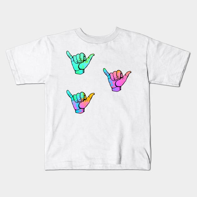 Tiny Lil Shaka Hands Kids T-Shirt by lolosenese